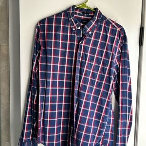 J. Crew Men’s Plaid Button Down Shirt Size L